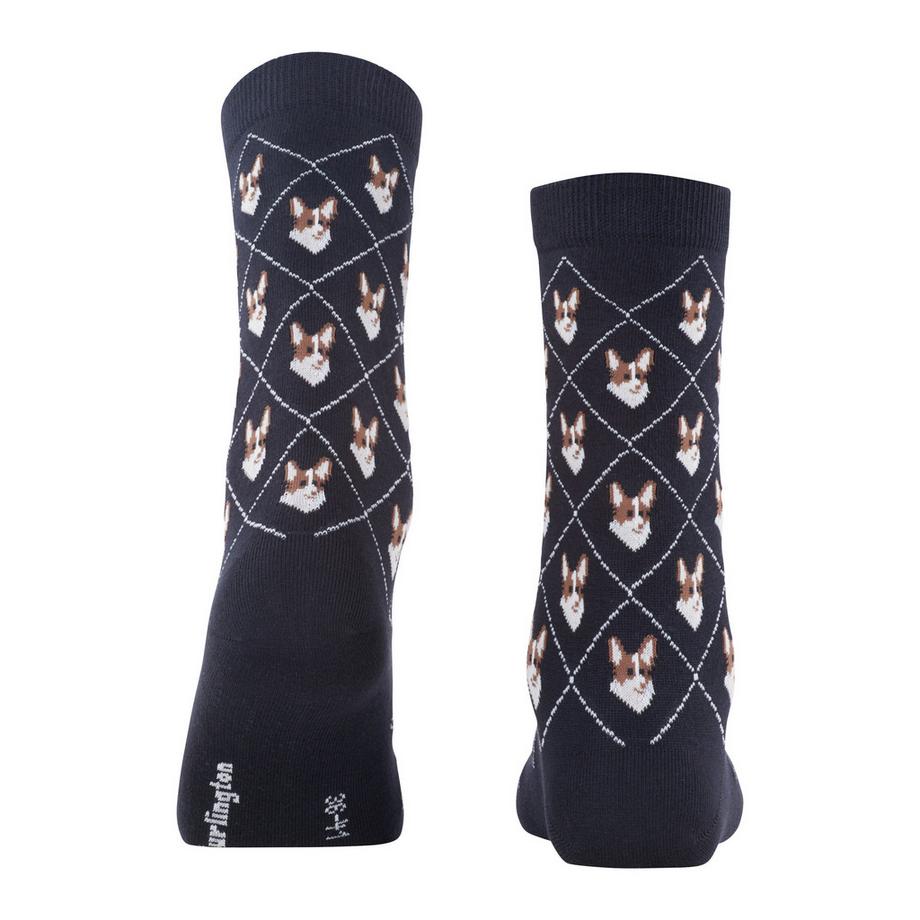 Burlington Chaussettes Motif Corgi  