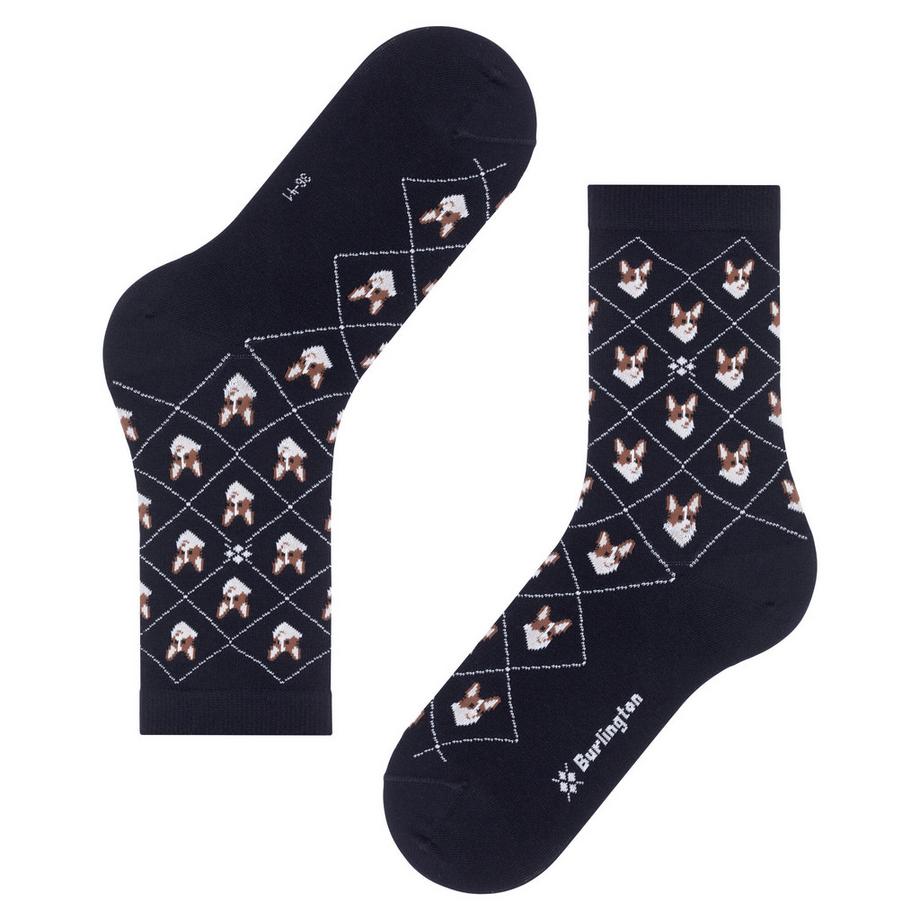 Burlington Chaussettes Motif Corgi  