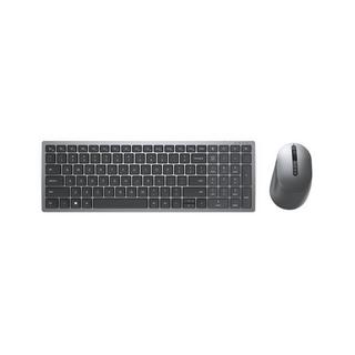 Dell  KM7120W tastiera Mouse incluso RF senza fili + Bluetooth QWERTY US International Grigio, Titanio 