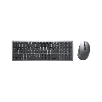 KM7120W Tastatur Maus enthalten RF Wireless + Bluetooth QWERTY US International Grau, Titan