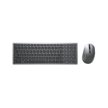 KM7120W tastiera Mouse incluso RF senza fili + Bluetooth QWERTY US International Grigio, Titanio