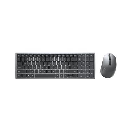Dell  KM7120W tastiera Mouse incluso RF senza fili + Bluetooth QWERTY US International Grigio, Titanio 