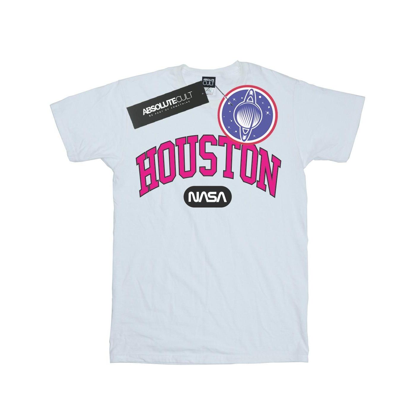 Image of Houston Collegiate Tshirt Damen Weiss S