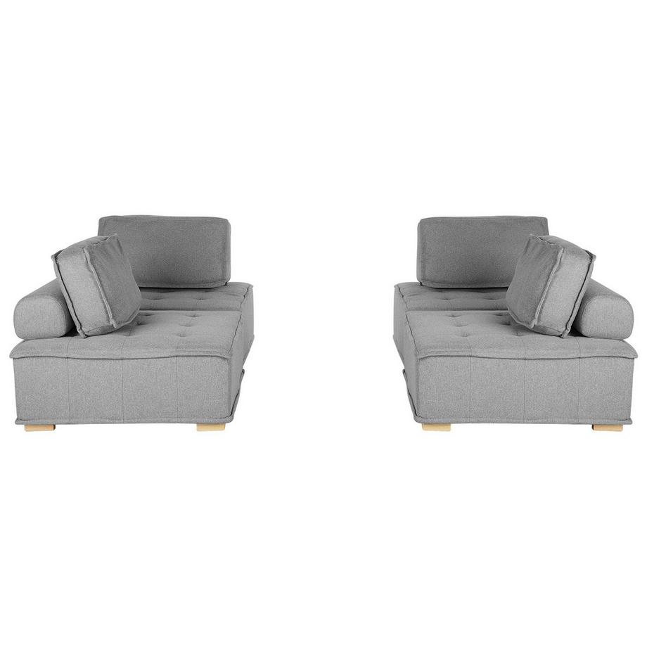 Beliani Modulsofa aus Stoff Modern TIBRO  