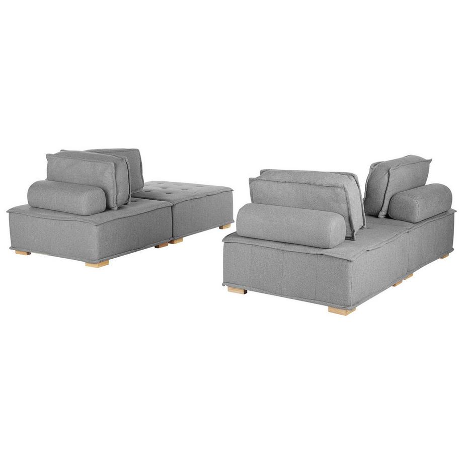 Beliani Modulsofa aus Stoff Modern TIBRO  
