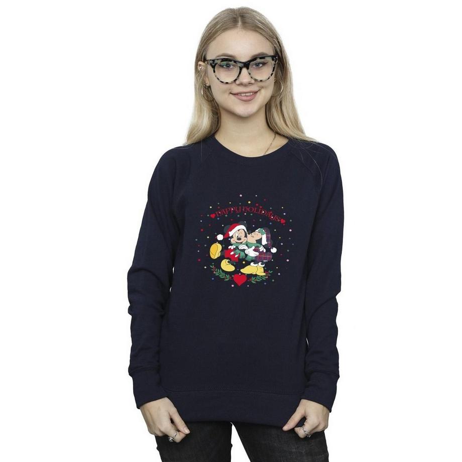 Disney Mickey und Minnie Weihnachts Sweatshirt  