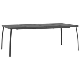 VidaXL Table de jardin acier  