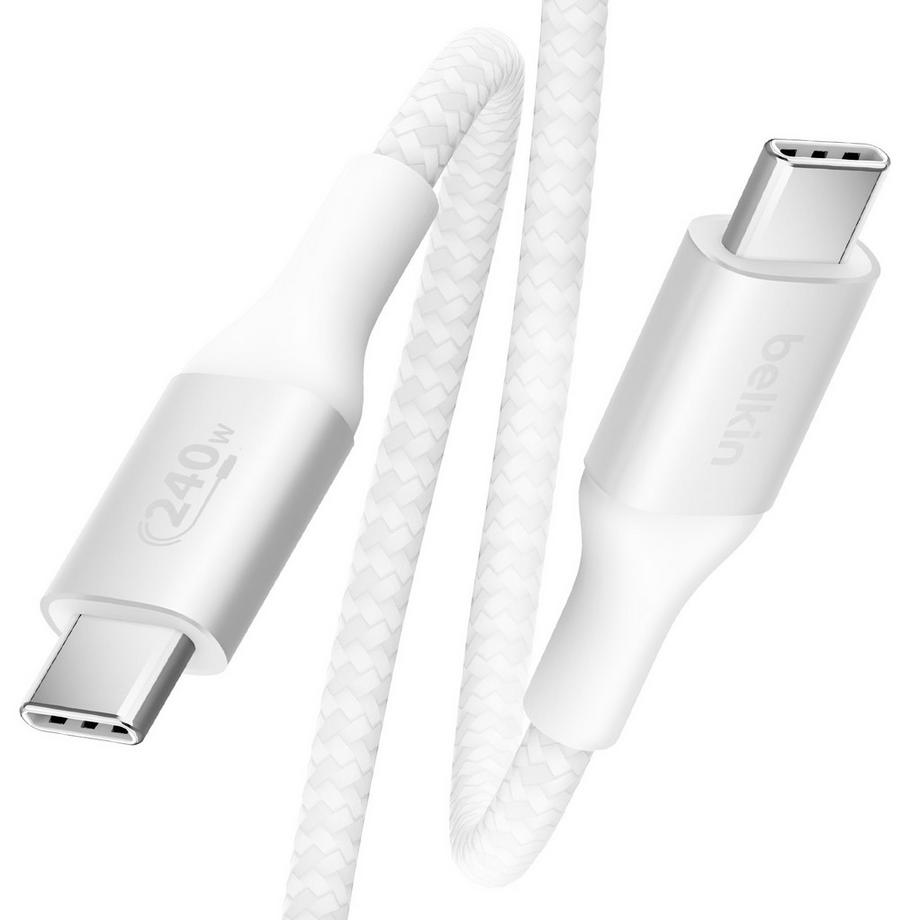 belkin  Câble USB C 240W Belkin Blanc 1m 