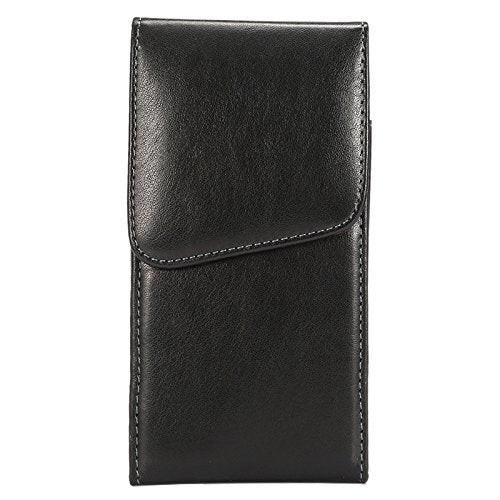 Cover-Discount  Universale - Borsa da cintura in pelle ruotabile a 360° S verticale nera 