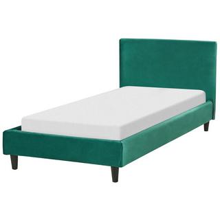 Beliani Bett mit Lattenrost aus Samtstoff Modern FITOU  