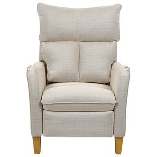 Beliani Fauteuil inclinable en Polyester Rétro ROYSTON  