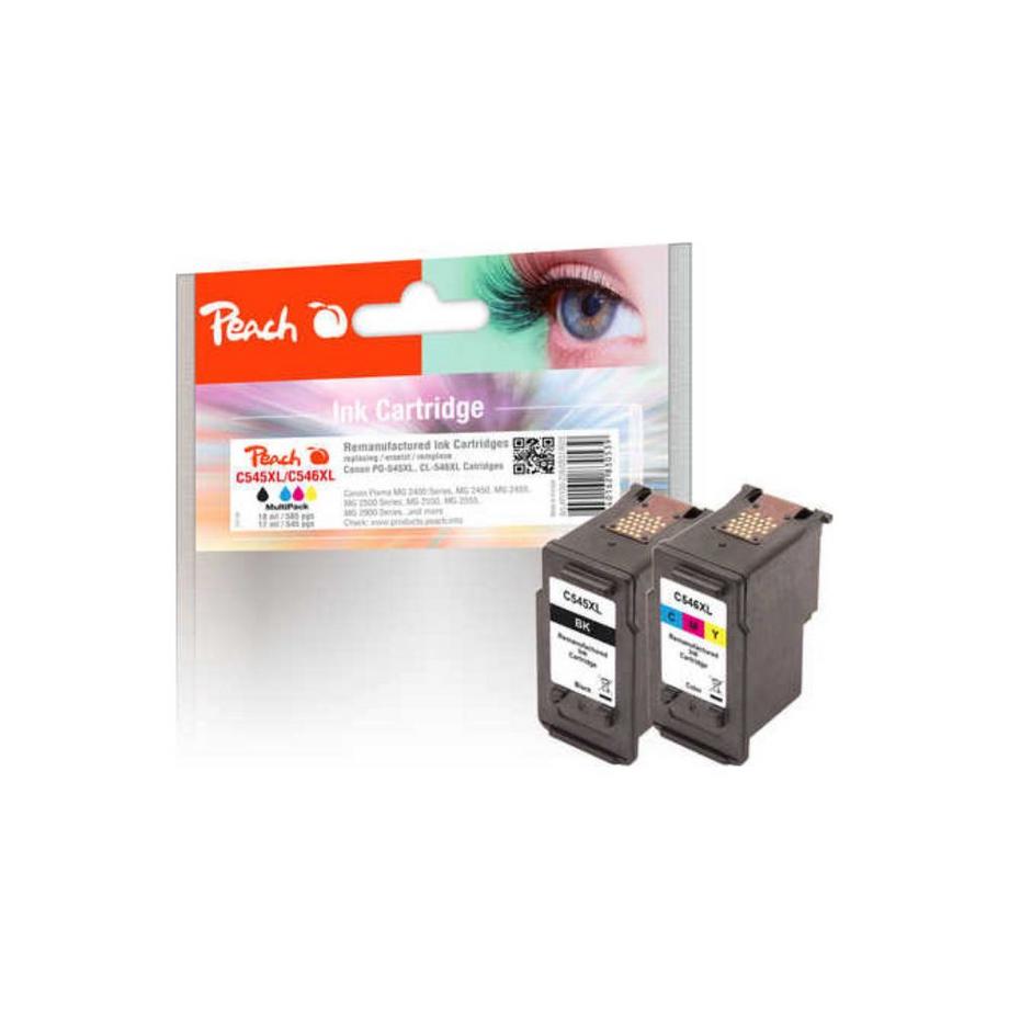 Peach  Kit d'encre Canon PG-545XL / CL-546XL BK, C, M, Y 