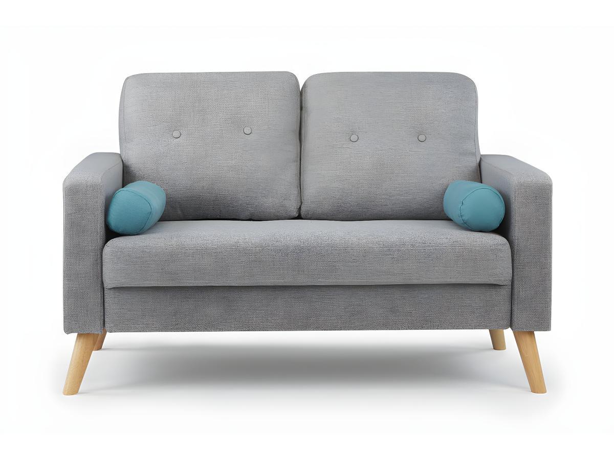 Vente-unique 2SitzerSofa Stoff TATUM  