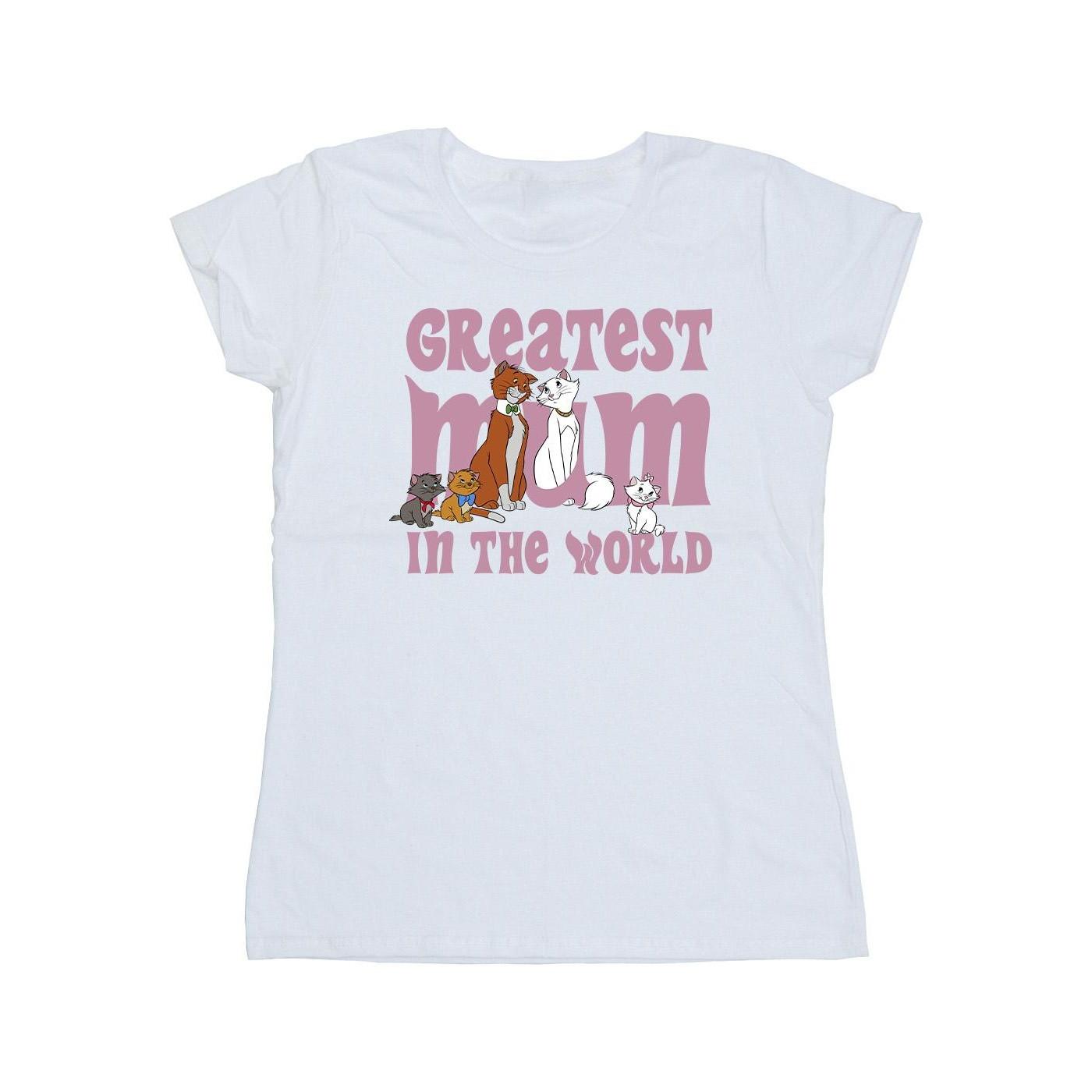Image of The Aristocats Greatest Mum Tshirt Damen Weiss XXL