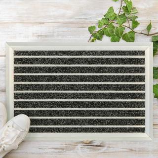 Northix Fußmatte in Aluminium  