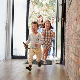 Northix Fußmatte in Aluminium  