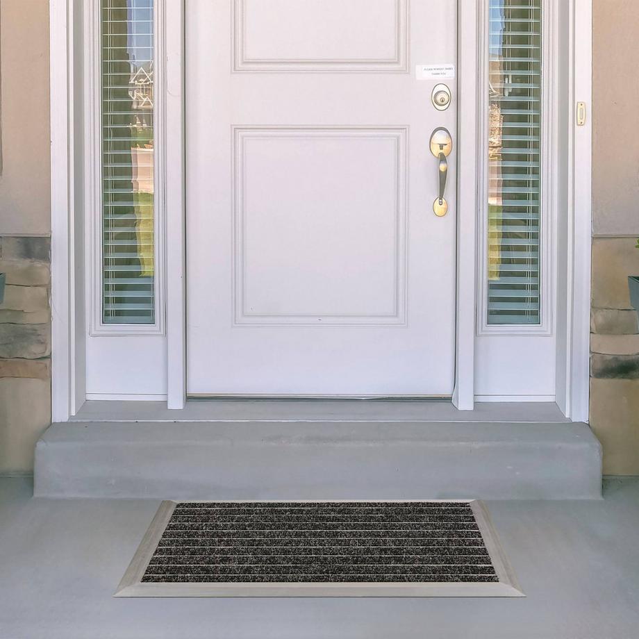 Northix Zerbino in alluminio nero  