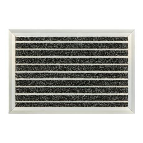 Northix Fußmatte in Aluminium  