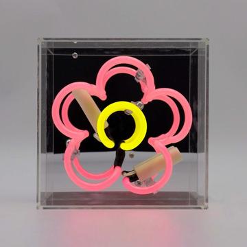 Mini Acryl-Box Neon - Margritli rosa