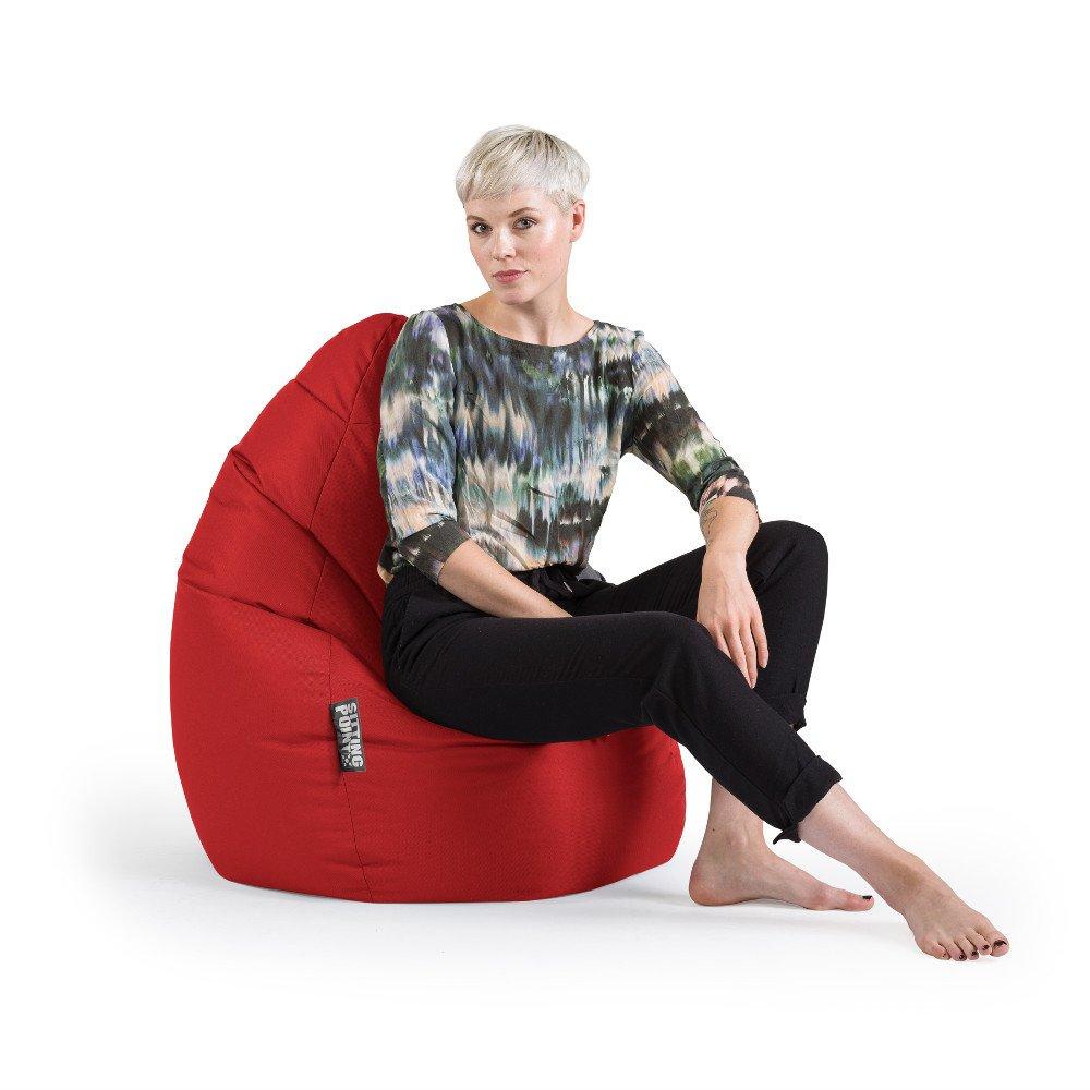 Sitting Point Sitzsack BeanBag Brava XL, tomate  