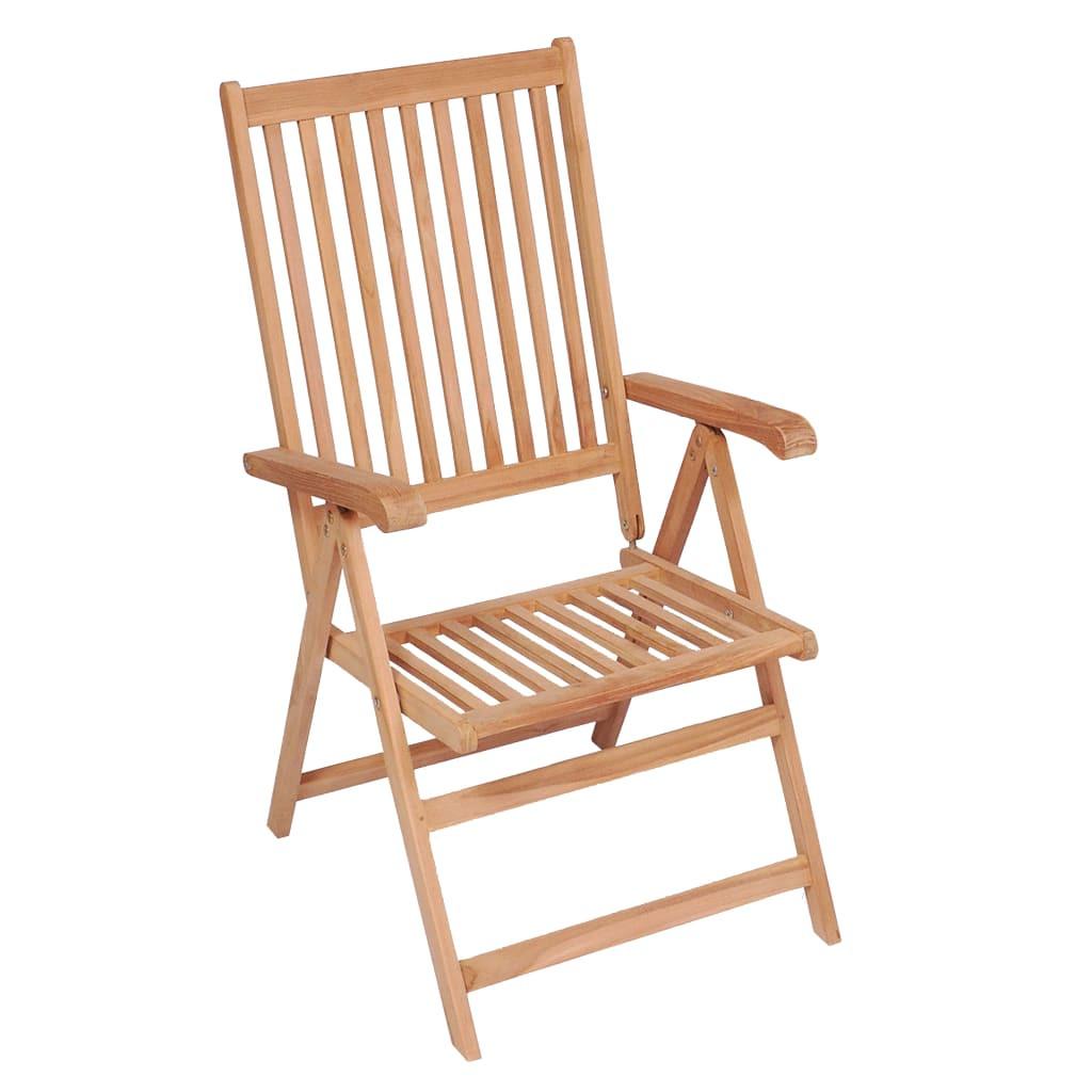 VidaXL sedia da giardino Teak riciclato  