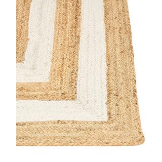 Beliani Tapis en Jute Boho GEMEREK  