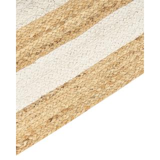 Beliani Tapis en Jute Boho GEMEREK  