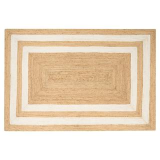 Beliani Tapis en Jute Boho GEMEREK  