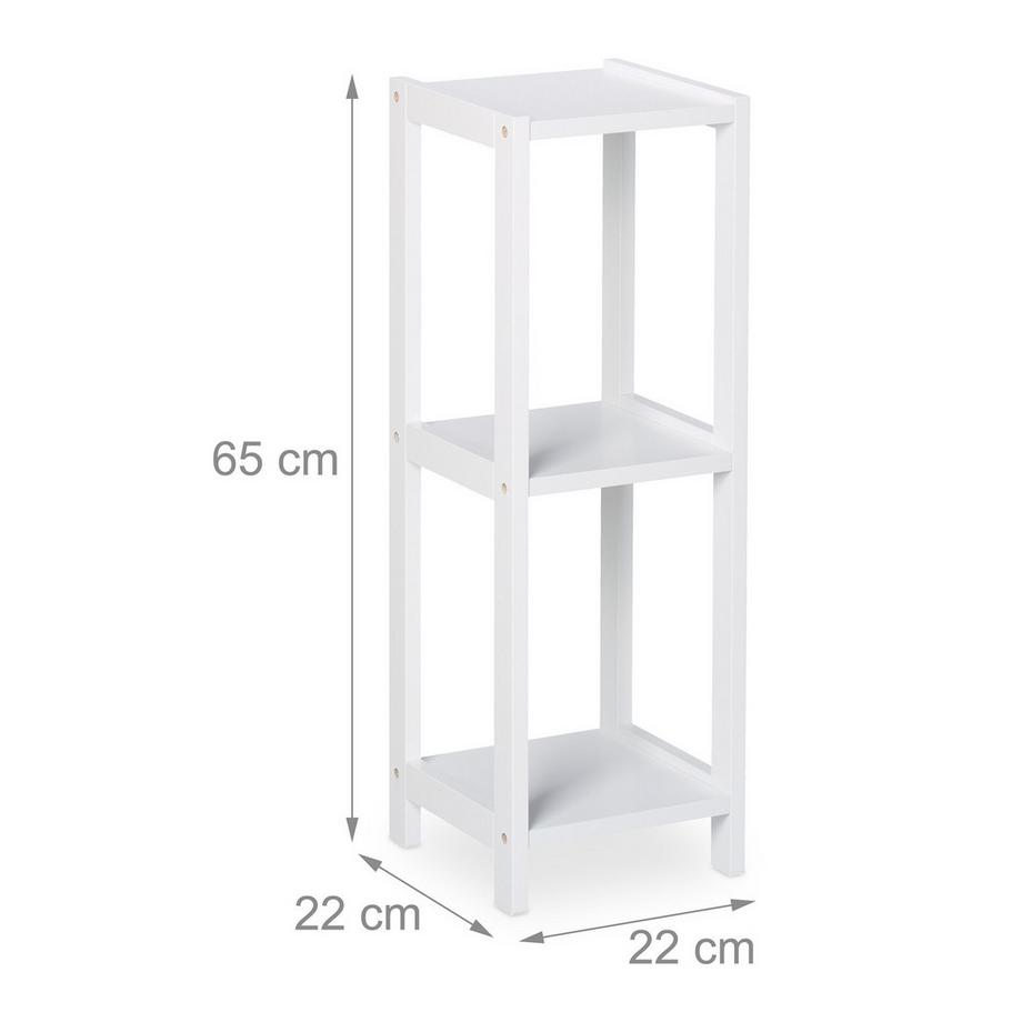 Northix Standregal mit 3 Ebenen  