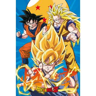 GB Eye Poster - Rolled and shrink-wrapped - Dragon Ball - 3 Goku Evo  