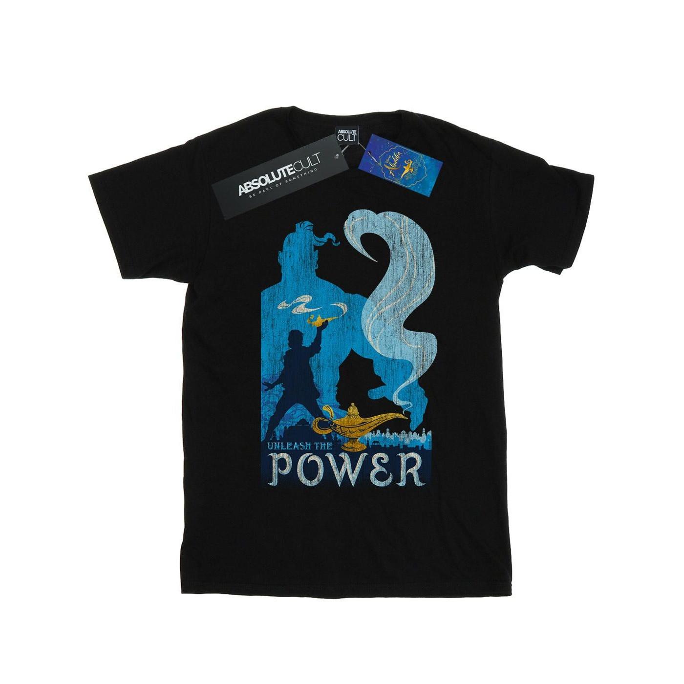 Image of Aladdin Movie Unleash The Power Tshirt Unisex Schwarz 116