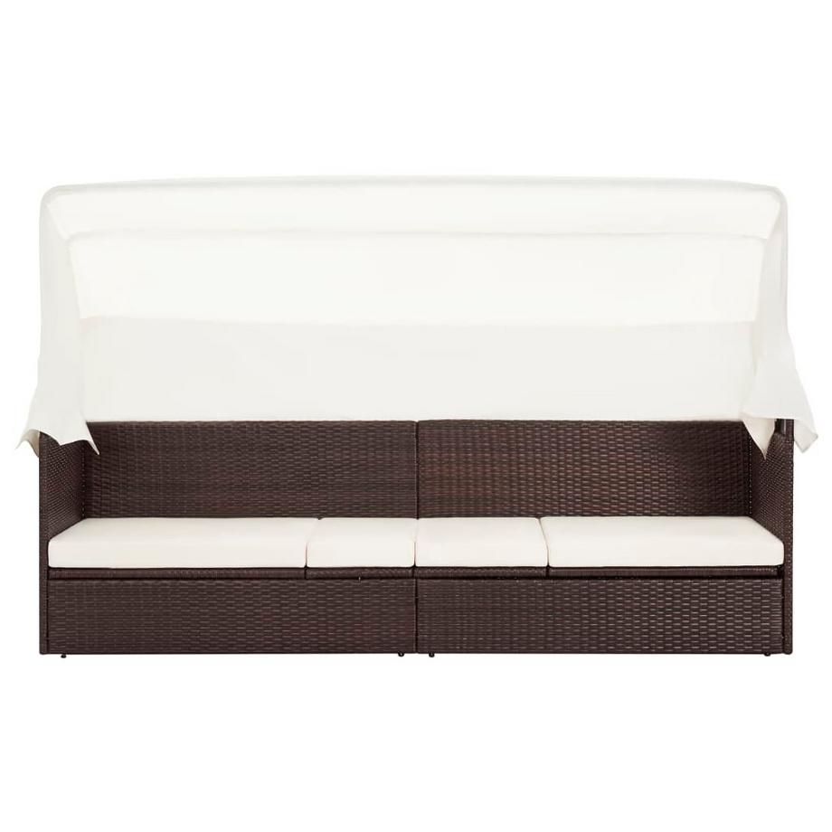 VidaXL Gartensofa poly-rattan  