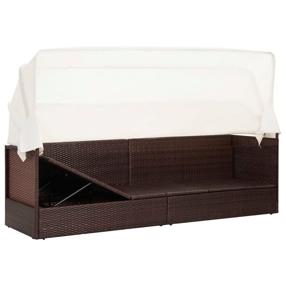 VidaXL Gartensofa poly-rattan  
