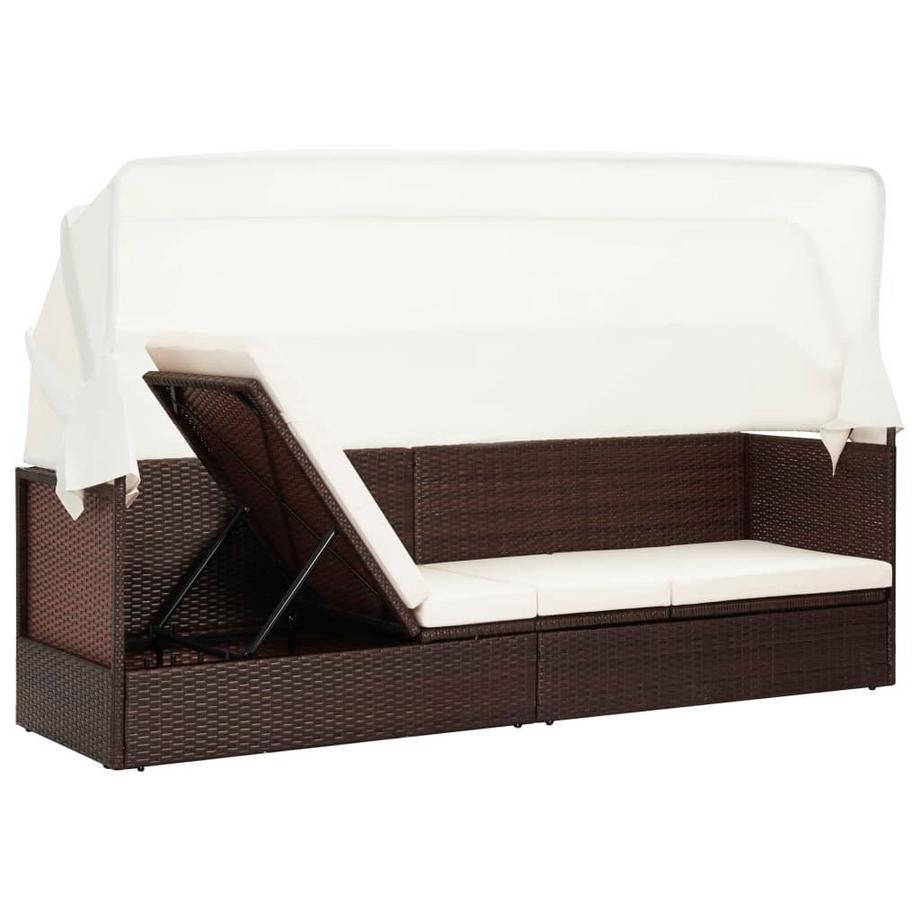 VidaXL Gartensofa poly-rattan  