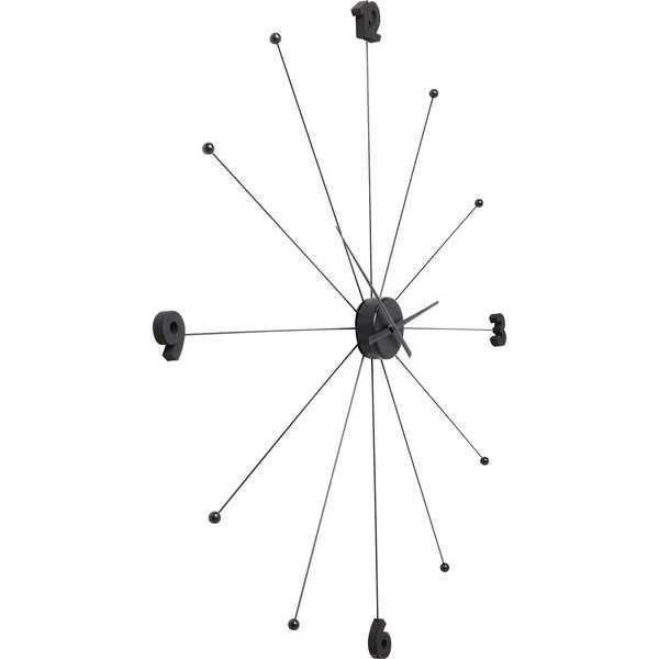 KARE Design Horloge Murale Like Umbrella Noir  