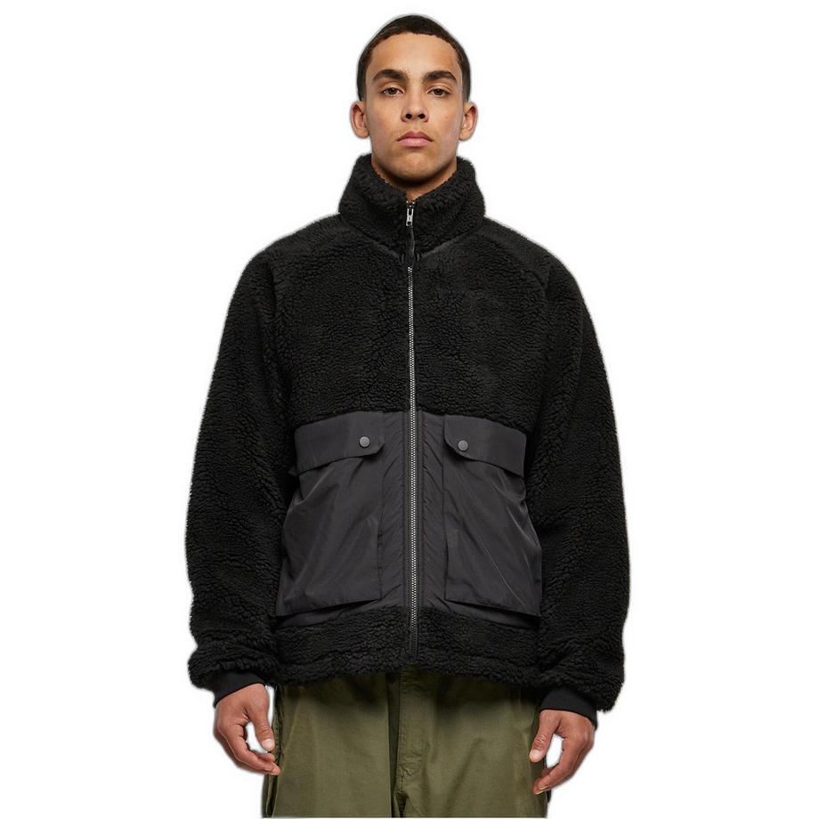 URBAN CLASSICS Sherpa Fleece Jacke  