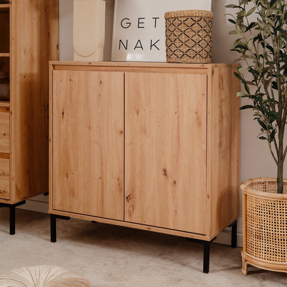 Calicosy Credenza 2 Ante 1 Ripiano L81 cm - Plock  