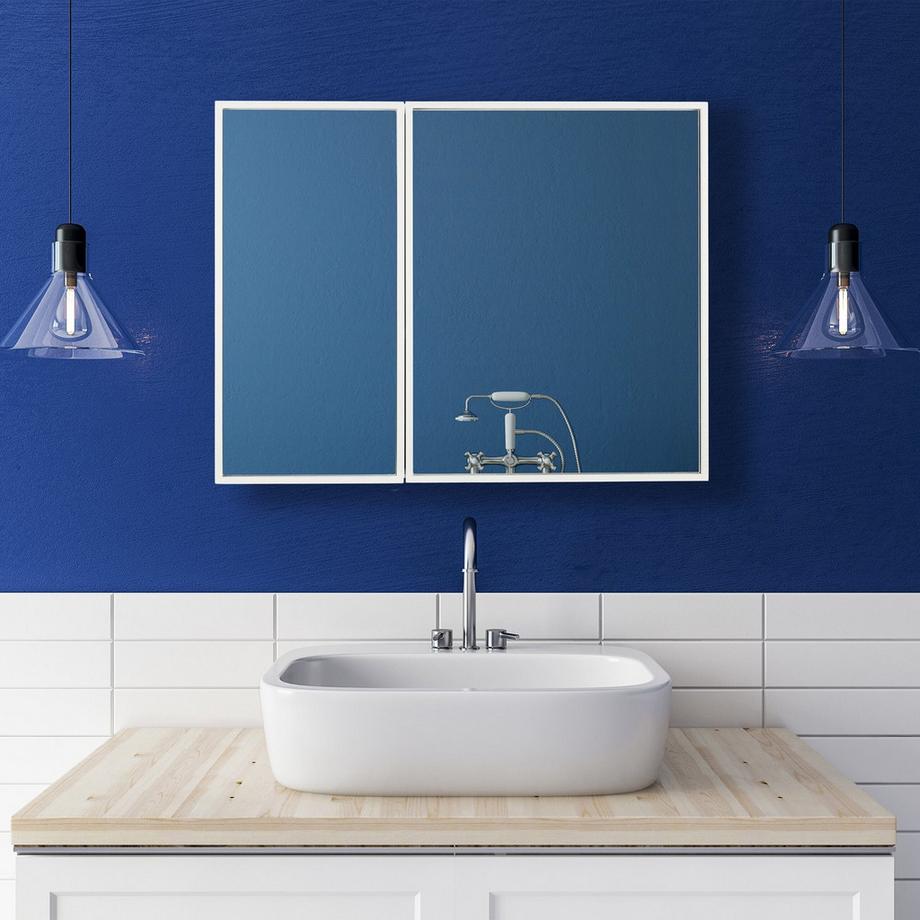 B2X Spiegelschrank mit 2 Türen  