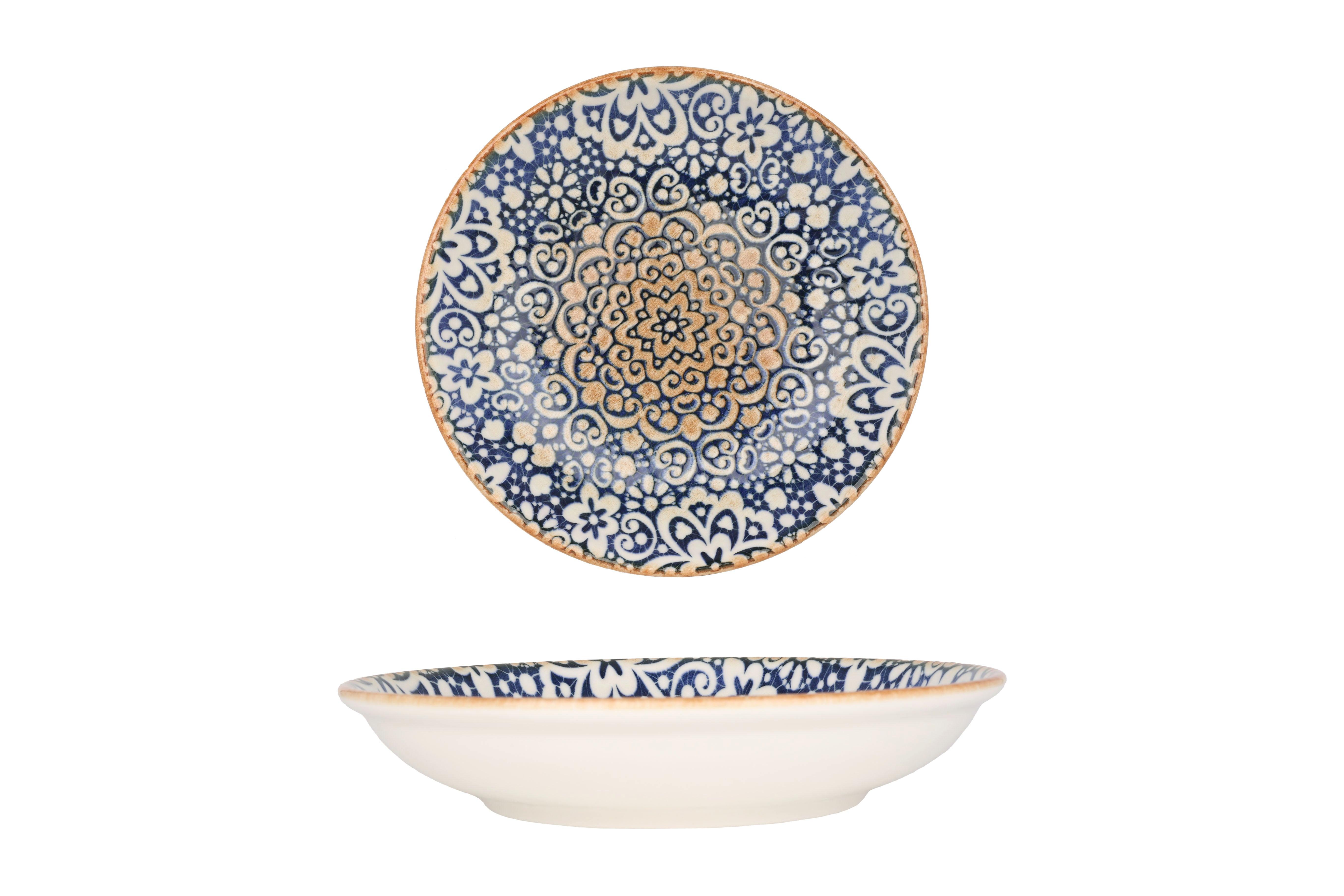 Bonna Assiette creuses - Alhambra -  Porcelaine - lot de 6  