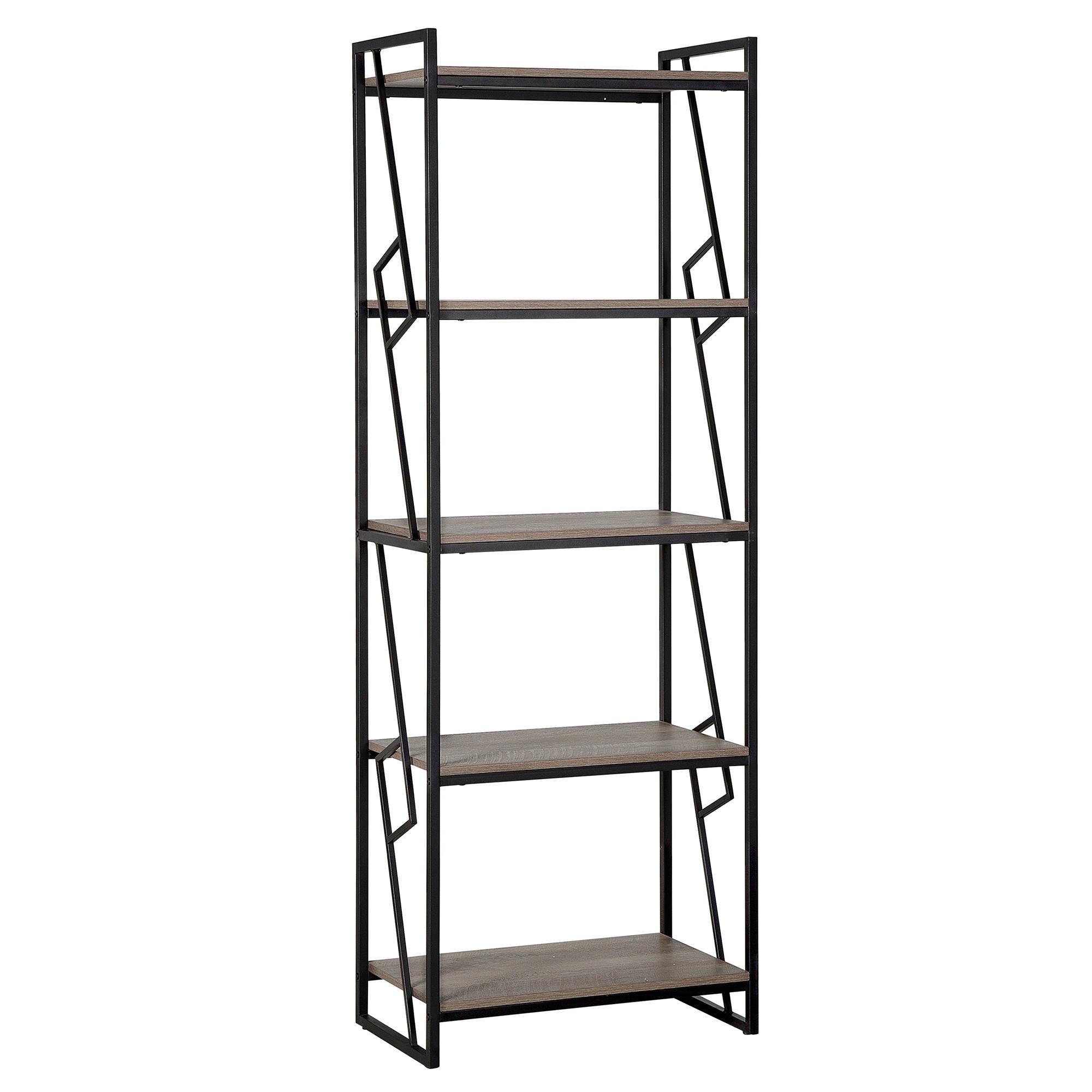 Image of Bücherregal mit 5 Fächern aus Spanplatte Industriell FORRES Bücherregal mit 5 Fächern aus Spanplatte Industriell FORRES