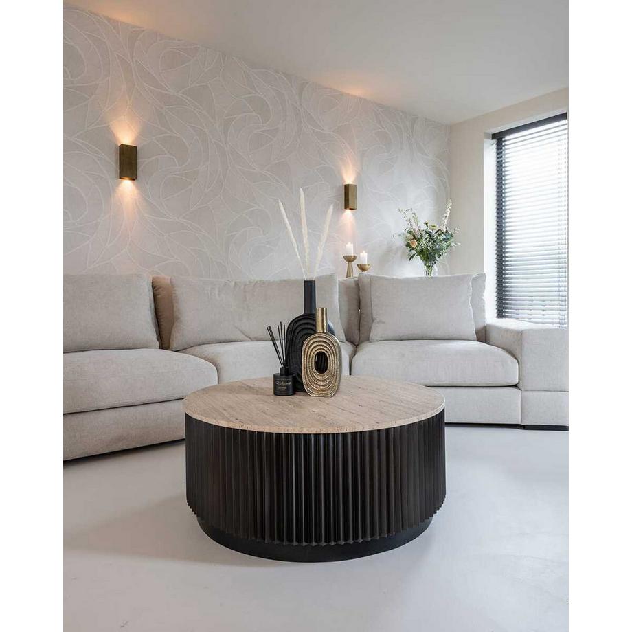 mutoni Table basse Hampton ronde 90  