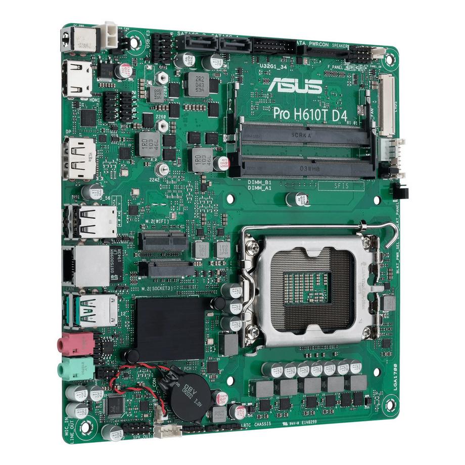 ASUS  Pro H610T D4-CSM Intel H610 LGA 1700 mini ITX 