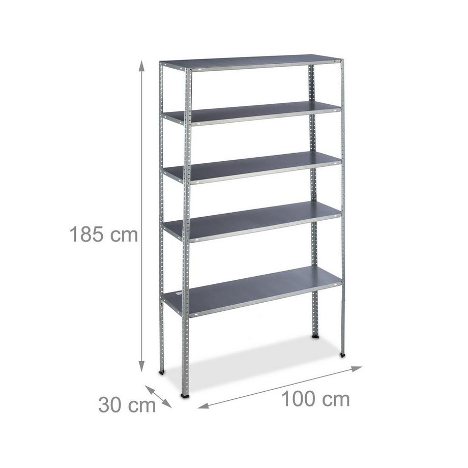 B2X Étagère à chaussures blanche, en métal  