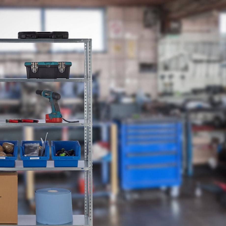 B2X Étagère à chaussures blanche, en métal  