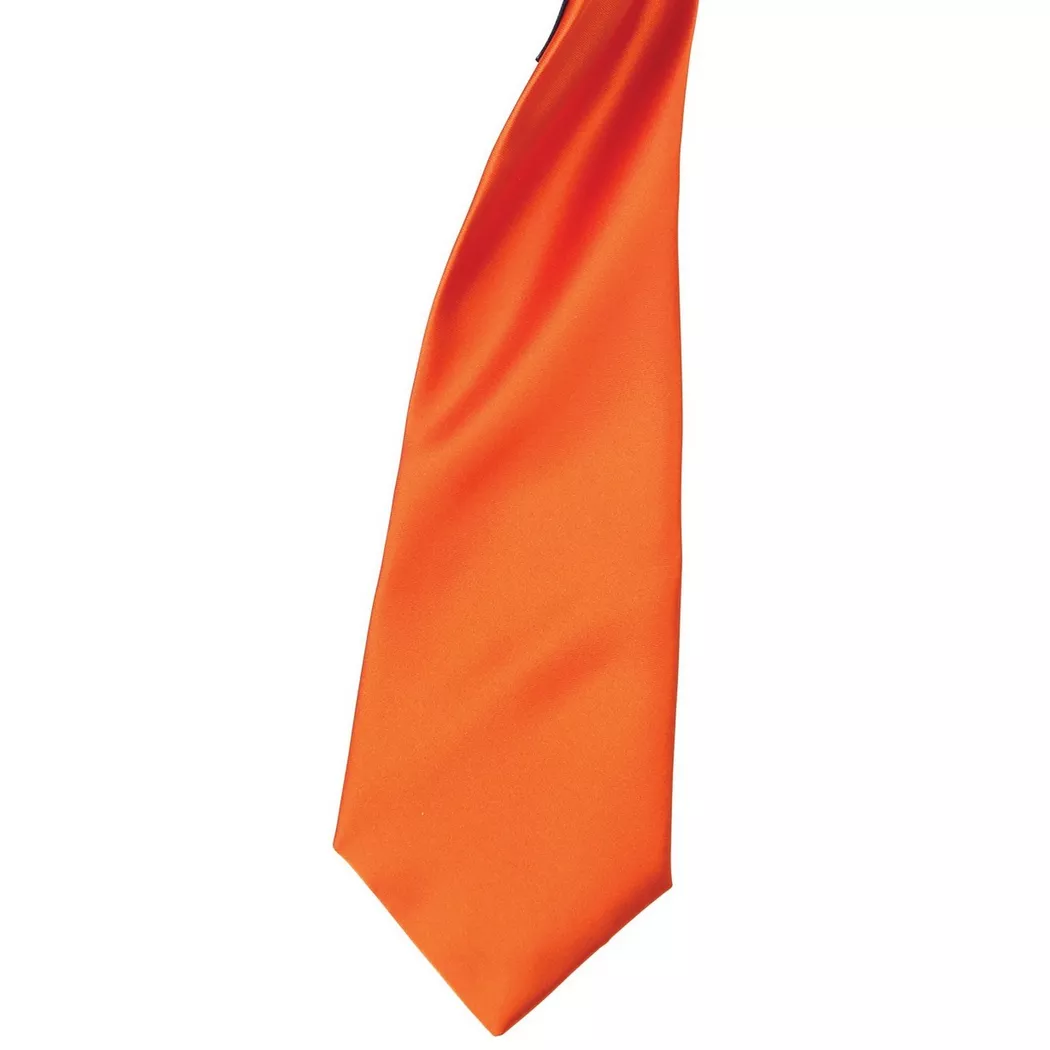 PREMIER - SatinKrawatte zum Anklipsen (2 StückPackung), für Herren, Brûlé, Größe ONESIZE