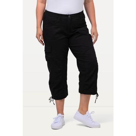 Ulla Popken  Pantalon cargo 7/8, taille confortable 