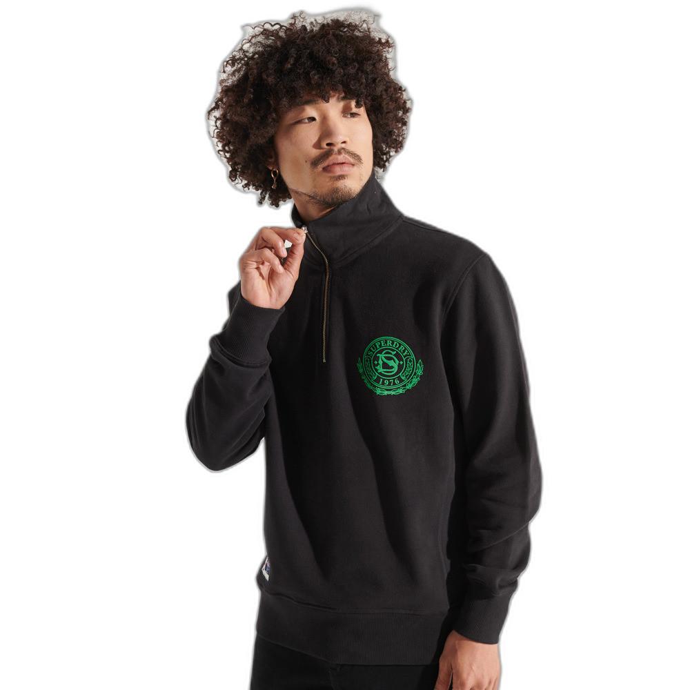 Superdry  half zip fleece uperdrye city college 