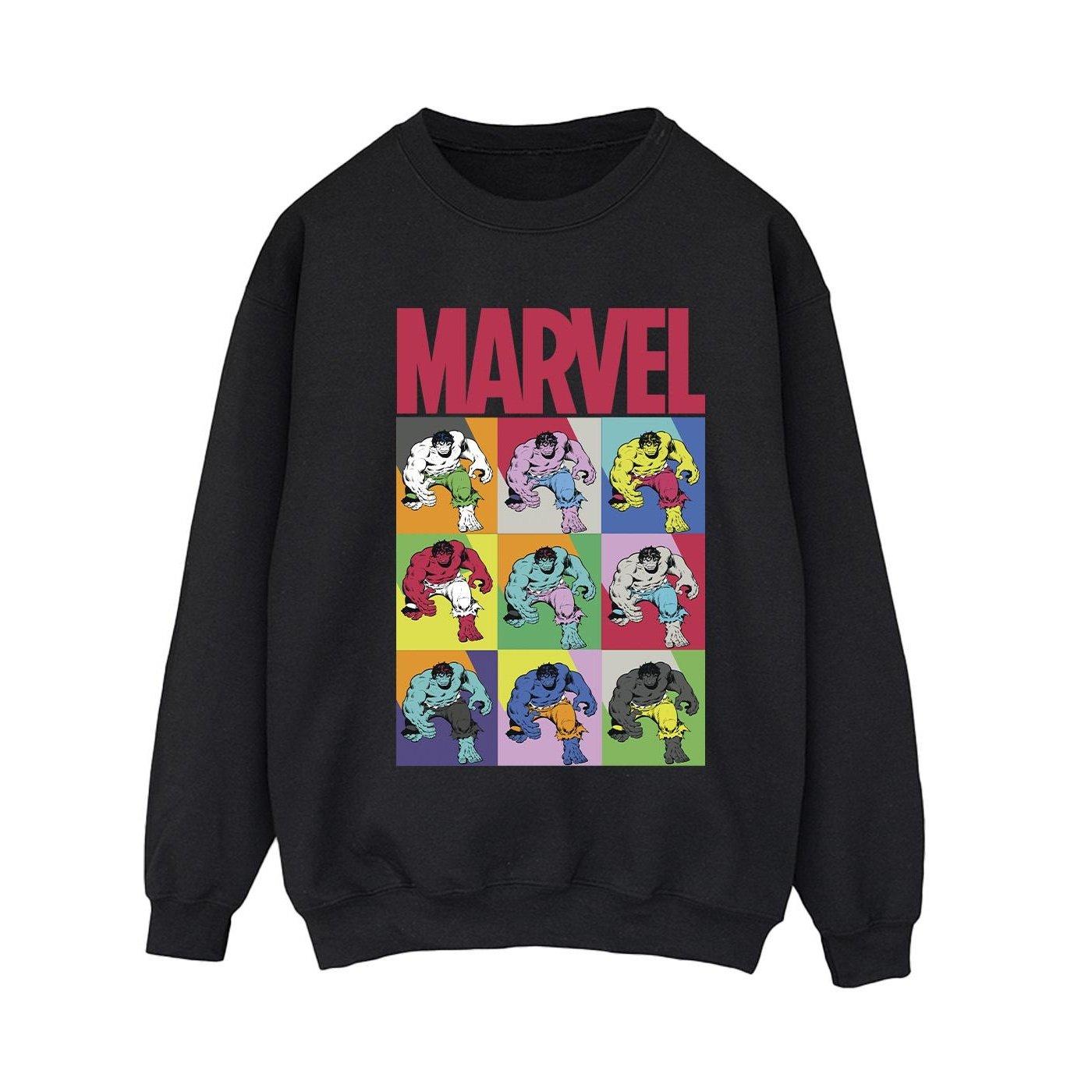 Image of Hulk Pop Art Sweatshirt Damen Schwarz L