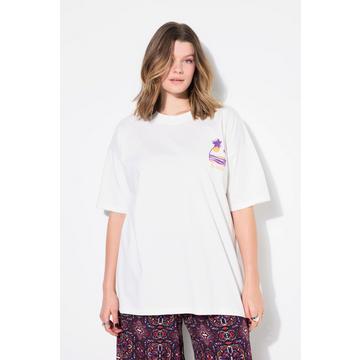 T-shirt oversize, imprimé dans le dos