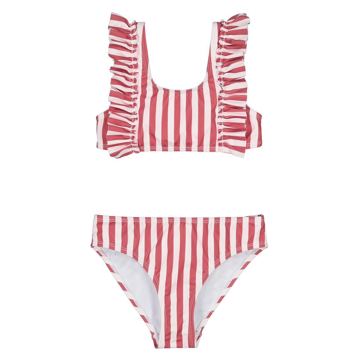 Image of Bikini Mit Streifenmuster Mädchen Rosa 3A
